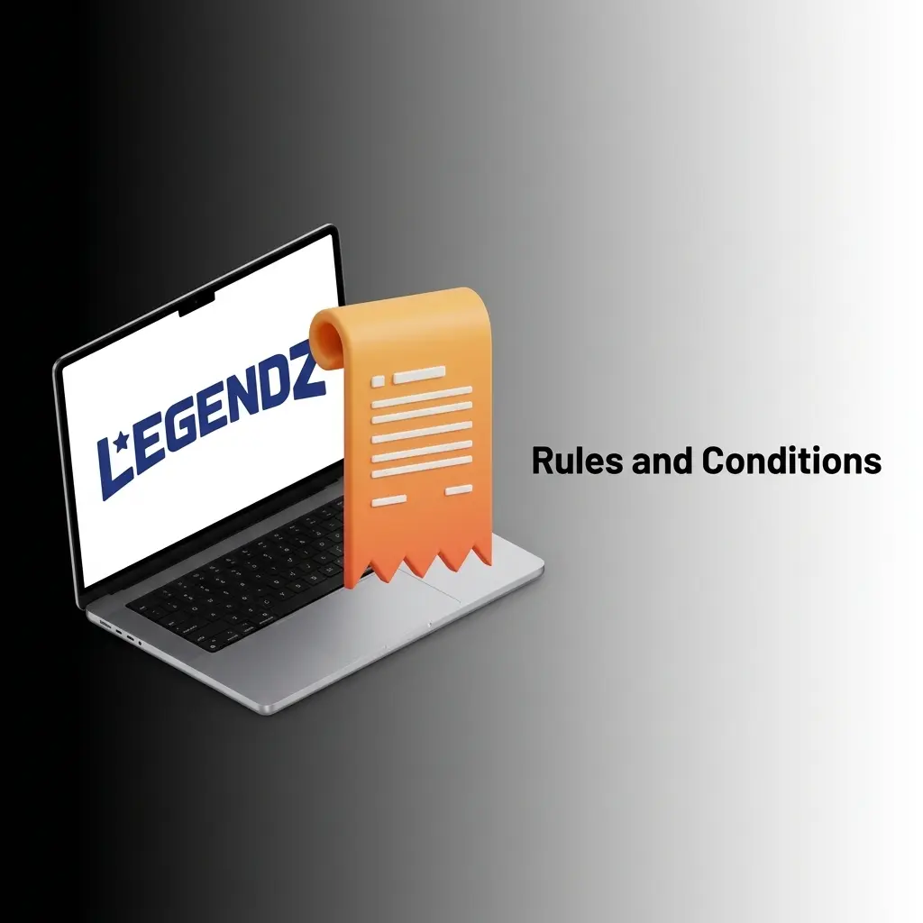 Legendz Casino rules and conditions including age requirements, account policies, bonus terms, KYC verification, and fraud prevention